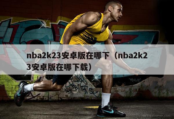 nba2k23安卓版在哪下（nba2k23安卓版在哪下载）